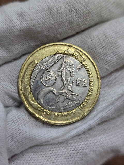 #1031 Reino Unido 2 Libras 2002. 17� Anivers�rio dos jogos Commonwealth. A211