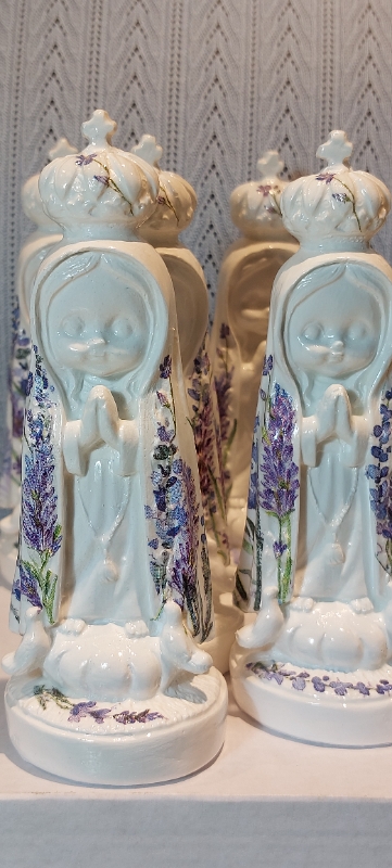 Imagem Nossa Senhora de Fatima Baby Alfazema e Lavanda - alt14 x 5cm