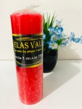 vela votiva vermelha 250g 