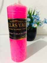 vela votiva rosa 250g 