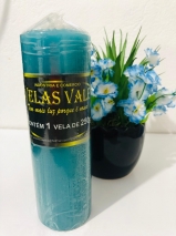 vela votiva azul turquesa 250g