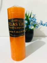 vela votiva laranja 250g 