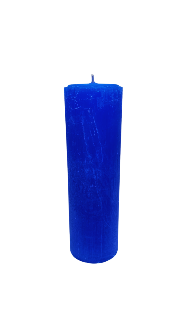 VELA 7 DIAS AZUL BIC 265G ODE/OGUM UMBANDA/NACAO