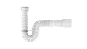 TUBO SANFONADO PVC 60CM BRANCO BLUKIT