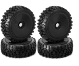 Pneus E Rodas Pr-montados Escala 1/8 17mm Off Road (4ps)