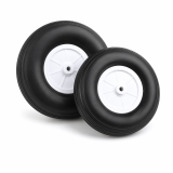 Roda e pneu de borracha PU di�metro 38mm