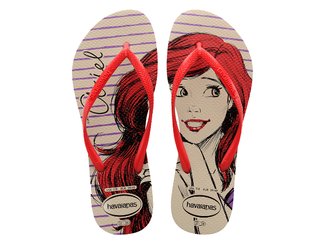 Chinelo Havaianas Slim Princesas - Ariel