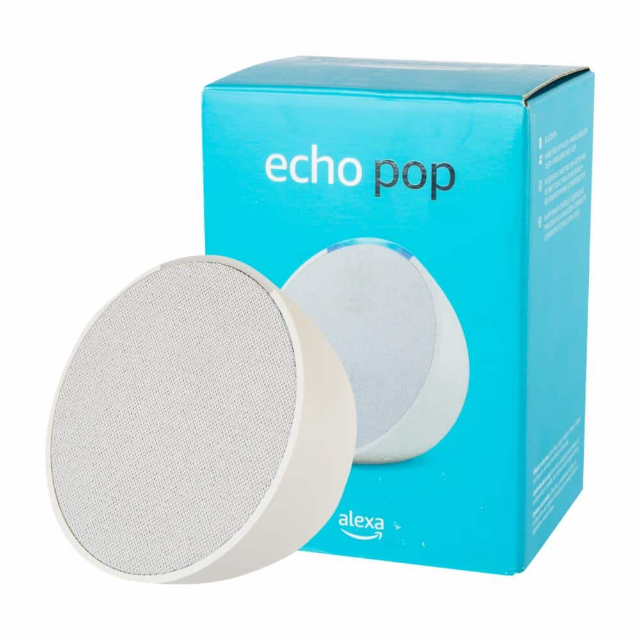 Echo Pop - Smart speaker compacto com som envolvente e Alexa
