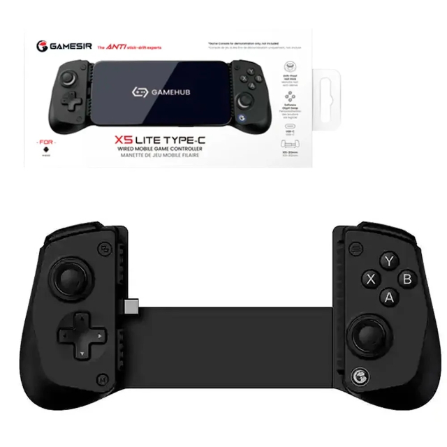 Controle Gamesir para Celular/Gamepass Tipo C HallEffect(sem drift)