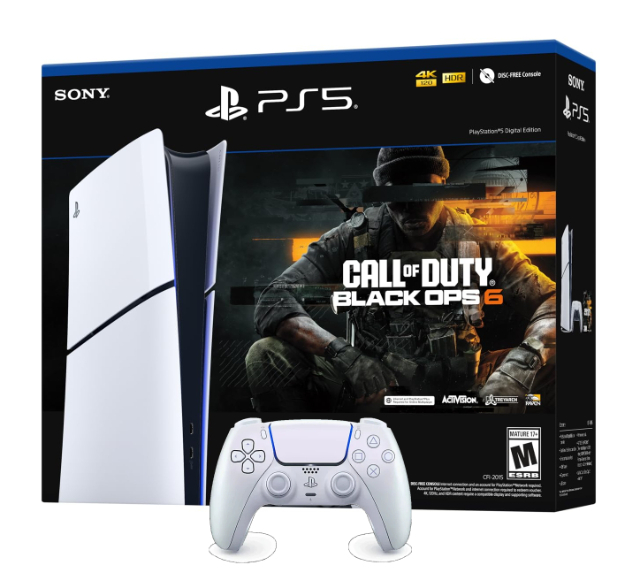PS5 Slim 1TB Bundle BO6 C/Controle White