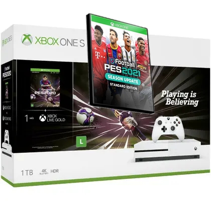 XBOX ONE S 1TB C/ PES 2021