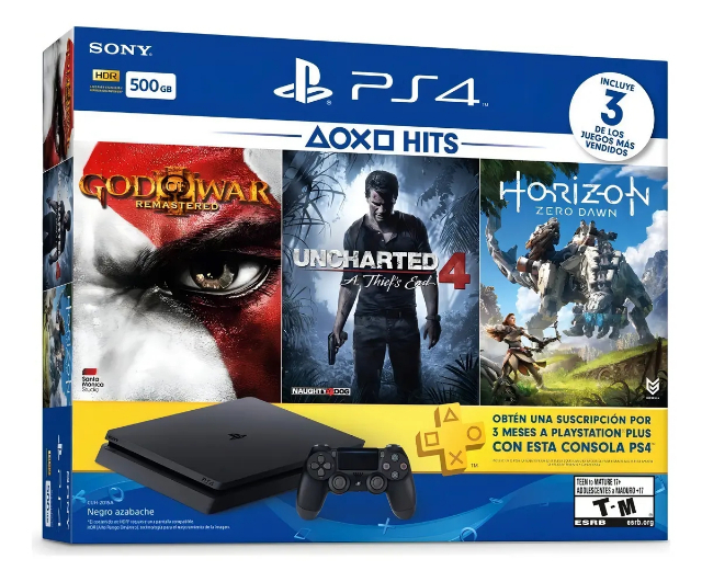 PS4 BUNDLE 03 GRANDES JOGOS