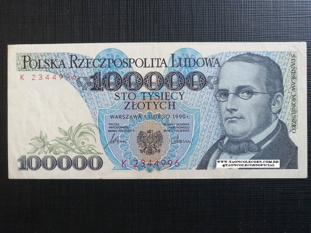 PICK-154 - POLNIA 100.000 ZLOTYCH DE 1990 - MBC / N K2344996