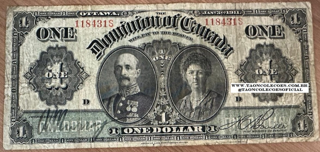 PICK-27a - CANAD 1 DOLLAR DE 1911 - MBC / N 118431S (BANCO DE MONTREAL)