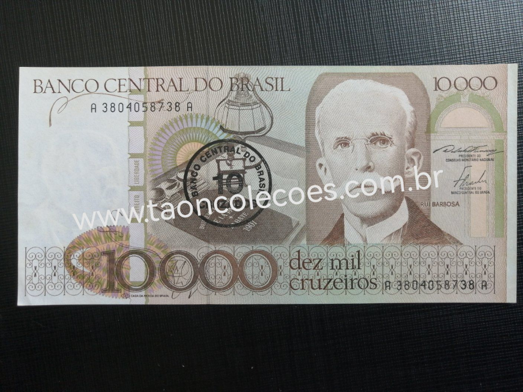 C177 - BRASIL 10 CRUZADOS DE 1986 - FE / N� A3804058738A