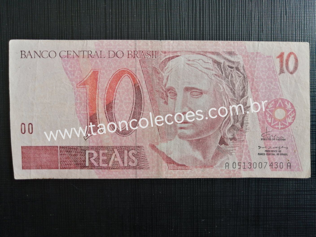 C281 - BRASIL 10 REAIS DE 1994 - MBC / N� A0513007430A