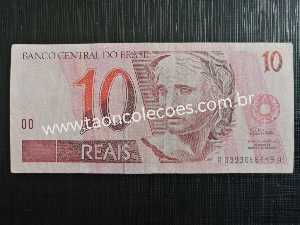 C281 - BRASIL 10 REAIS DE 1994 - MBC / N� A0393066449A