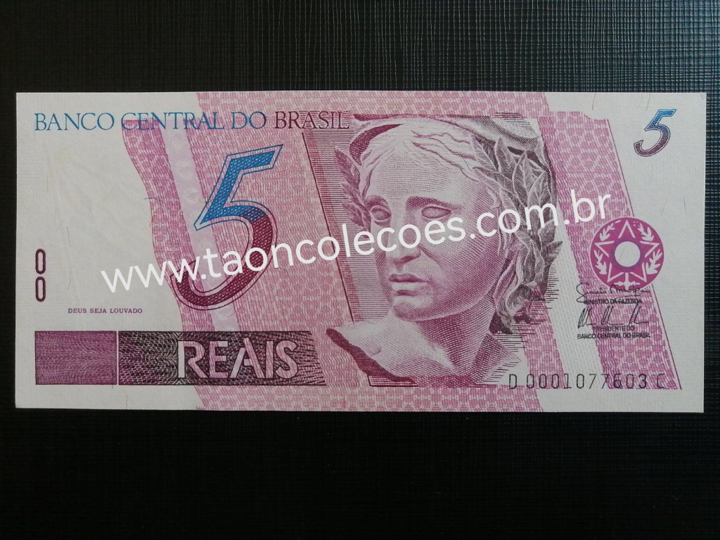 C280 - BRASIL 5 REAIS DE 2009 - FE / N� D0001077603C (PRIMEIRA S�RIE)