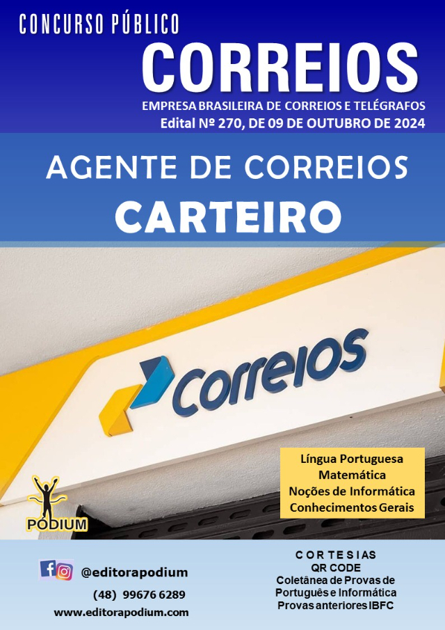 APOSTILA CONCURSO CORREIOS CARTEIRO