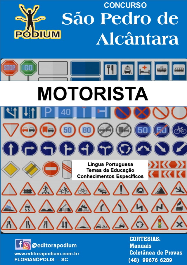 APOSTILA CONCURSO MOTORISTA SO PEDRO DE ALCNTARA 2025
