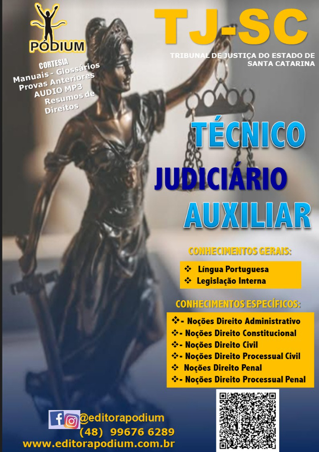 Concurso TJ SC T�cnico Judici�rio Auxiliar revisada