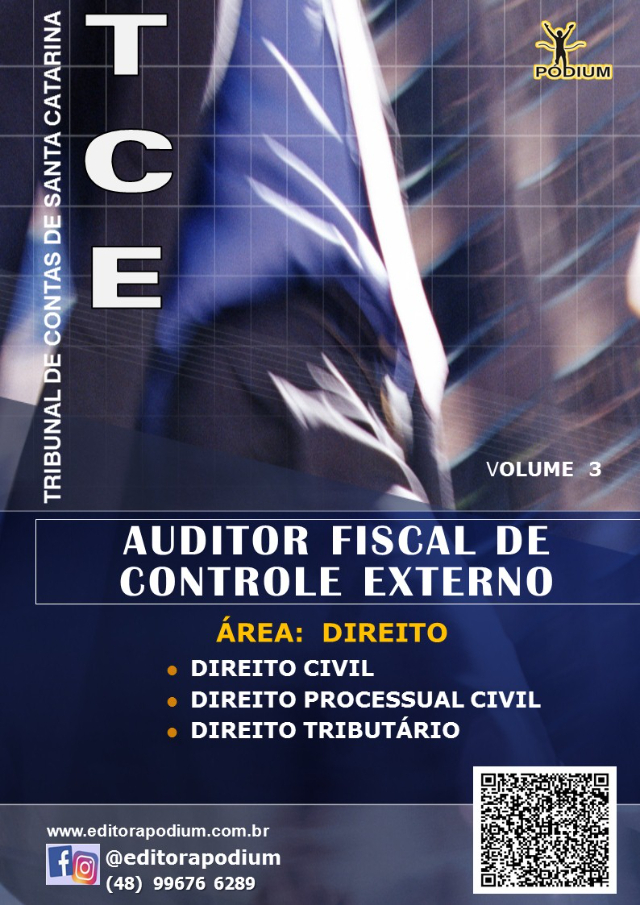 CONJUNTO APOSTILAS TCE-SC  AUDITOR FISCAL DE CONTROLE EXTERNO - �REA DIREITO