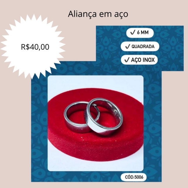 Alian�a em a�o quadrada