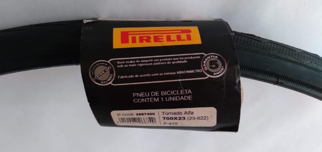 Pneu 700x23 Pirelli tornado alfa