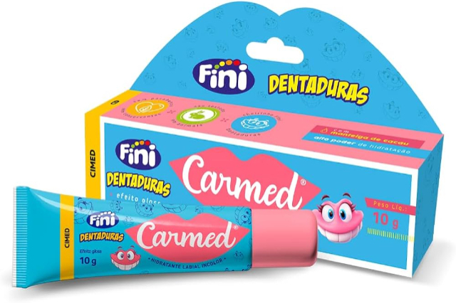 Hidratante Labial Carmed Fini Dentadura 10g