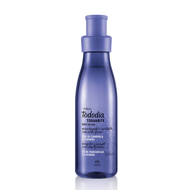 Body Splash Tododia Todanoite Ch� de Camomila e Lavanda Feminino 200 ml