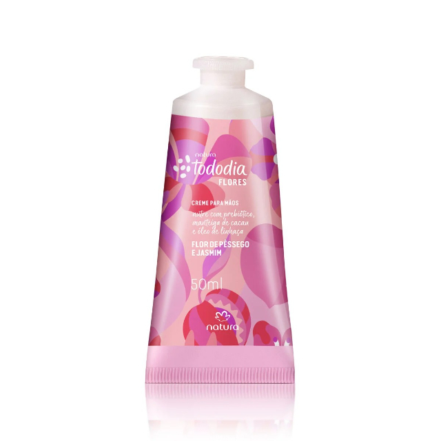 Creme Nutritivo para as M�os Tododia Flor de P�ssego e Jasmim 50 ml