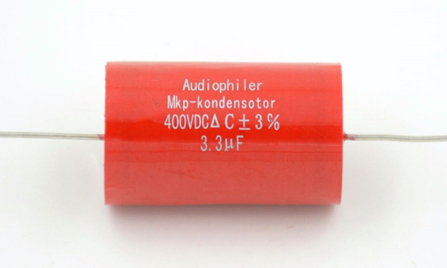 Capacito Polipropileno 3.3µF ±3% 400V DC Audiophiler