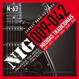 Encordoamento Para Guitarra Elétrica Nig Guitarra N-63