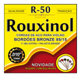 Encordoamento Corda Aço Violao R50 Rouxinol Acab Bolinhas