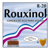 Encordoamento Corda Aço Violao Rouxinol R20 Bolinas De Metal