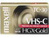 Fita Vhs-c Maxell Hgx-gold Tc-30 Lacrada