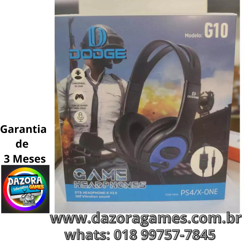 Fone De Ouvido Gamer Headset JODGE