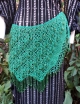 Cinto croche e vidrilhos verde