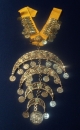 Colar tradicional-Egito-dourado
