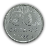 50 Cruzeiros 1985 FC, Brasil 