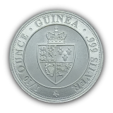 10 Pence 2020 FC, Santa Helena - Spade Guinea (Prata)