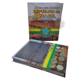 Álbum Para Moedas da República do Brasil - Padrão Real (1994 a 2025)