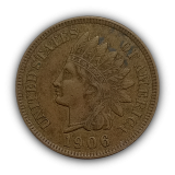 1 C�ntimo 1906 MBC+, Estados Unidos da Am�rica - Cabe�a de �ndio 