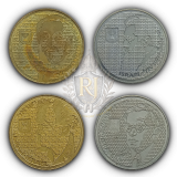 Conjunto: 4 Moedas Comemorativas FC, Israel 