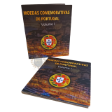 Álbum Semi-Novo para Moedas Comemorativas de Portugal (Apresenta Detalhes)