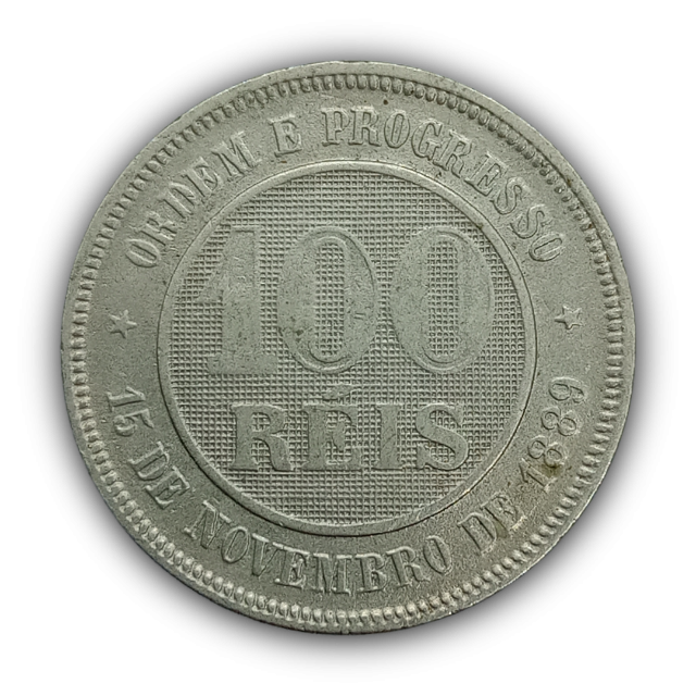 100 R�is 1894 MBC, Brasil - Rep�blica 