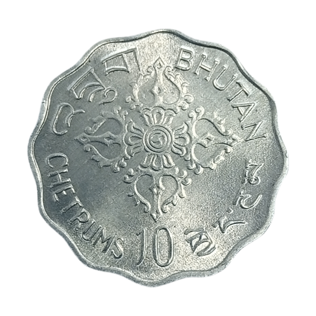 10 Chetrums 1975 FC, Buto - FAO 