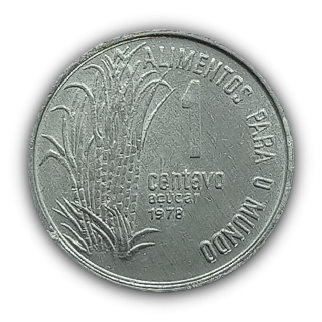 1 Centavo 1978 FC Brasil - Série FAO - Cana de açúcar 