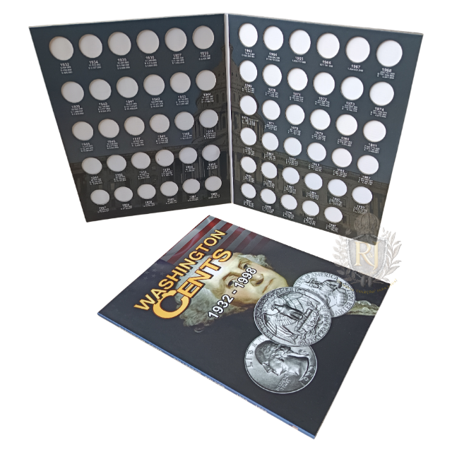 lbum Para Moedas Washington Cents (1932 - 1998) 