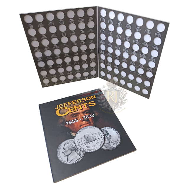 �lbum Para Moedas Jefferson Cents (1938 - 2030)